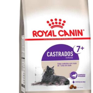 Ração Royal Canin Feline Health Nutrition Sterilised para Gatos Adultos Castrados Acima de 7 anos