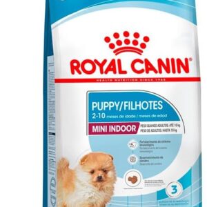 Ração Royal Canin Mini Indoor Junior Cães Filhotes 7,5Kg Royal Canin Filhotes - Sabor Outro